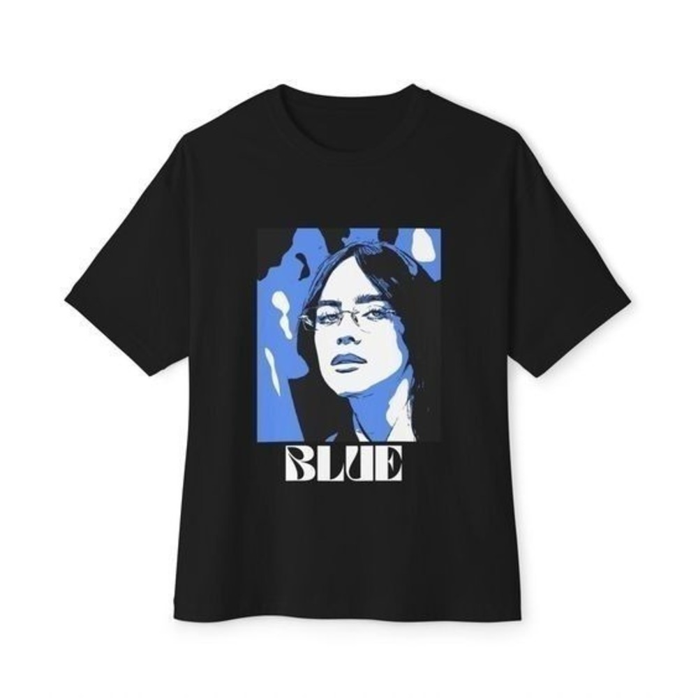 Blue Eilish Billie Retro Graphic Oversized Streetwear Unisex T-Shirt
